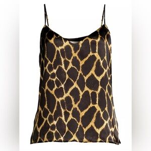 L’AGENCE Jane SAFARI SILK CAMISOLE Top SIZE XS